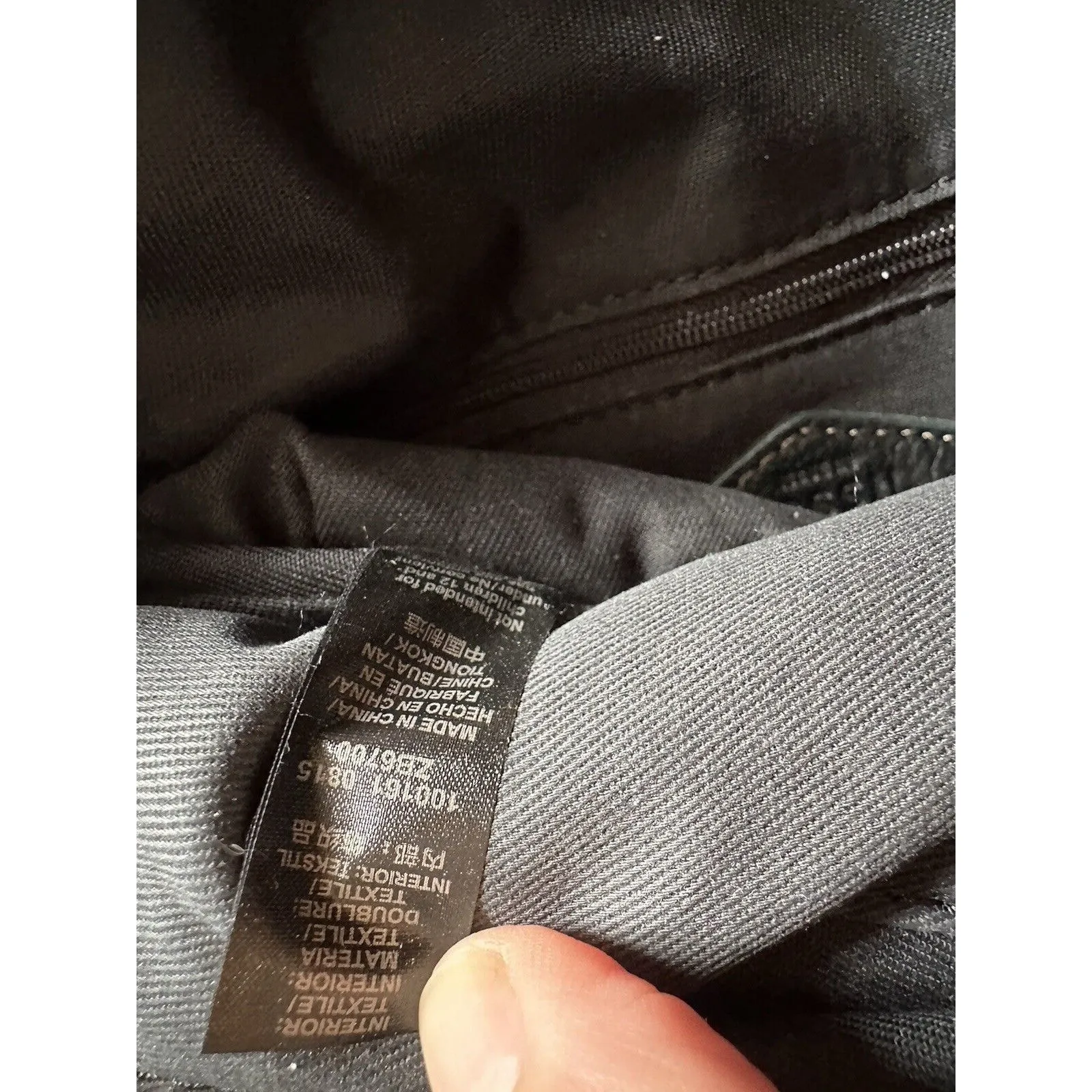 Fossil Purse Vintage Black~ Sparkle Key Hardware Zip Close Pockets Medium Size - Image 9