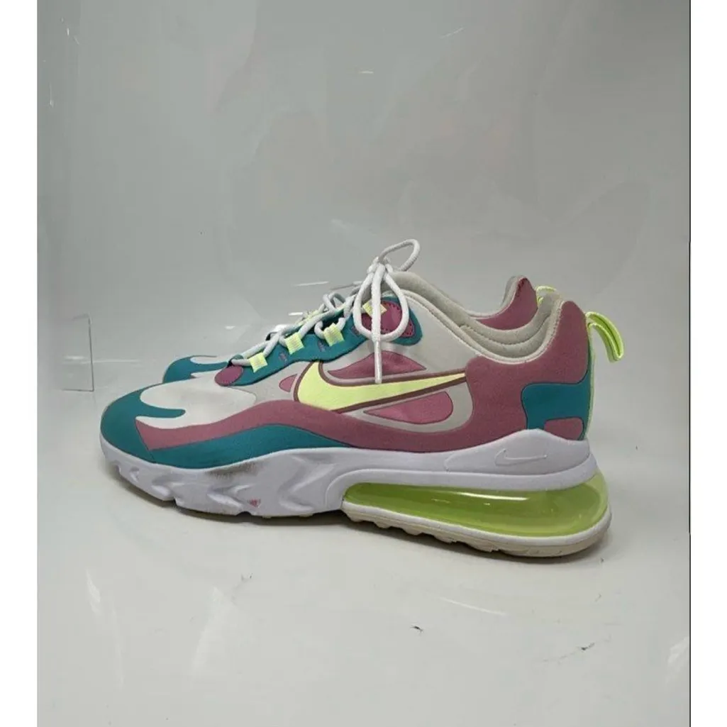Nike Womens Air Max 270 React CW7015-100 Multicolor Sneaker Shoes Size 10 - Image 5