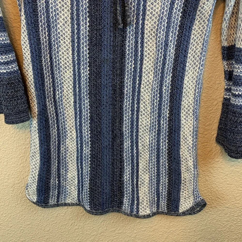 Christopher and Banks sz S lightweight tunic beach boho vaca stripes knitwear - Image 5