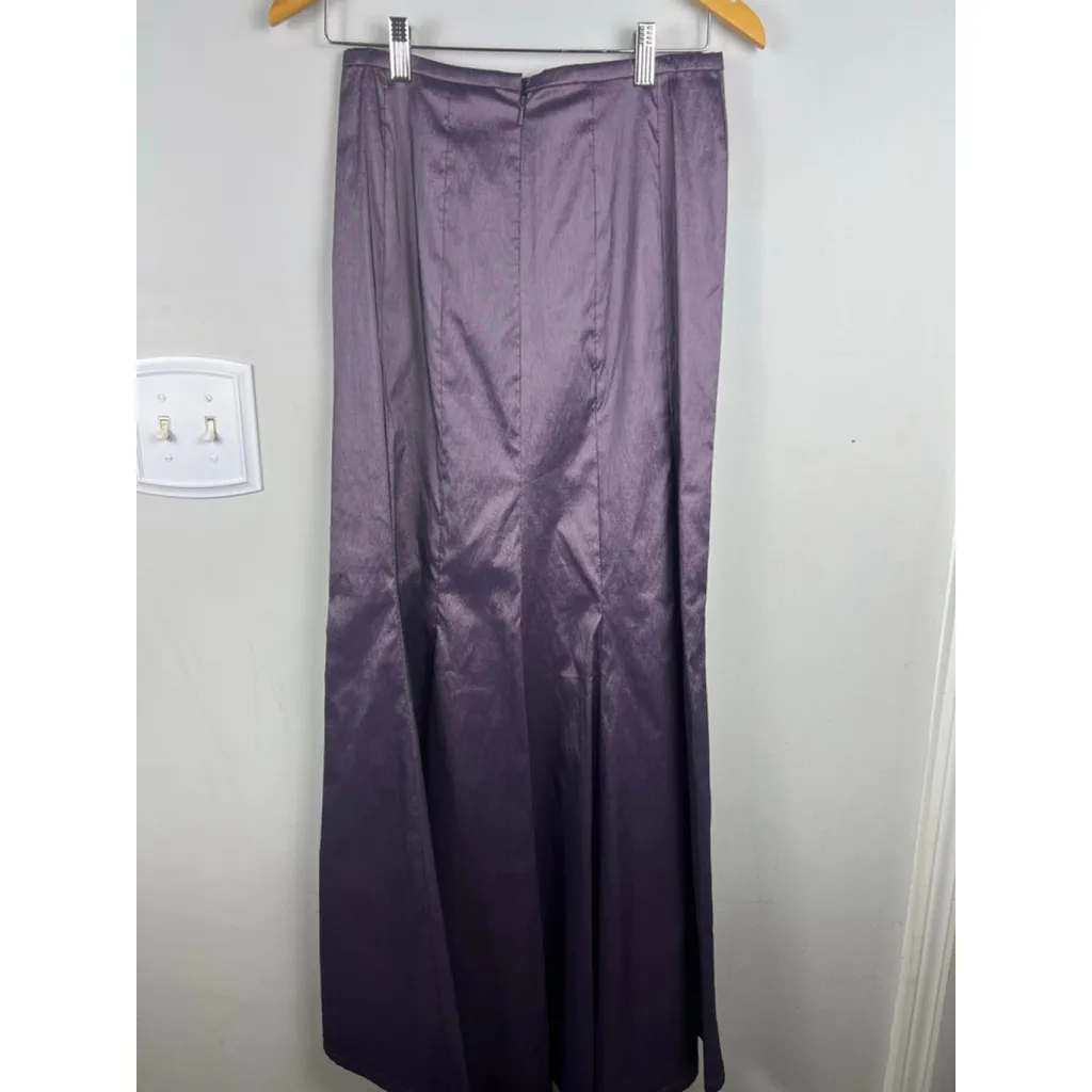 Tadashi Shoji Metallic Lavender Formal Two-Piece Gown Set Size 10 - Image 12