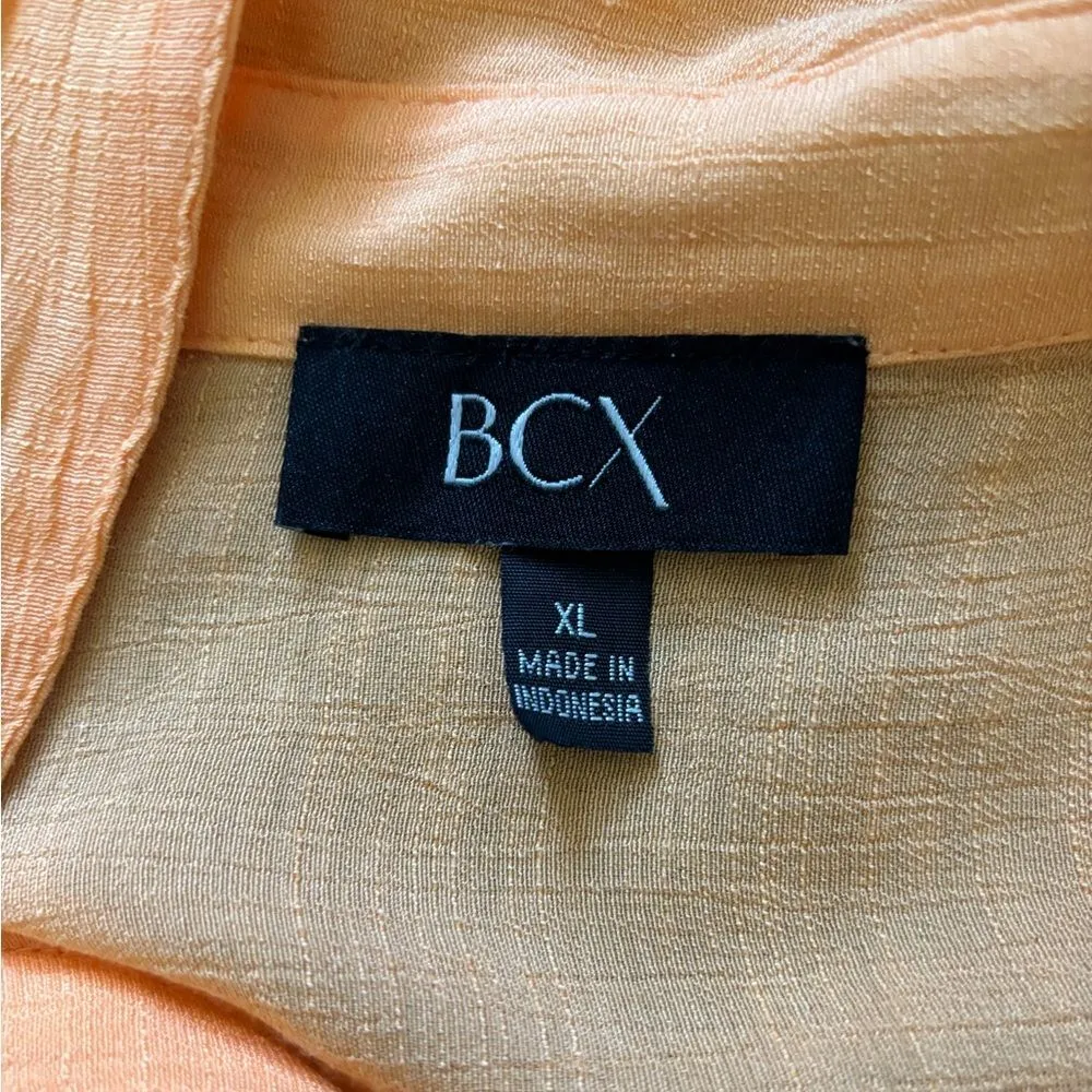 BCX Juniors' Button-Front Short-Sleeve Boxy Camp Shirt - Image 4