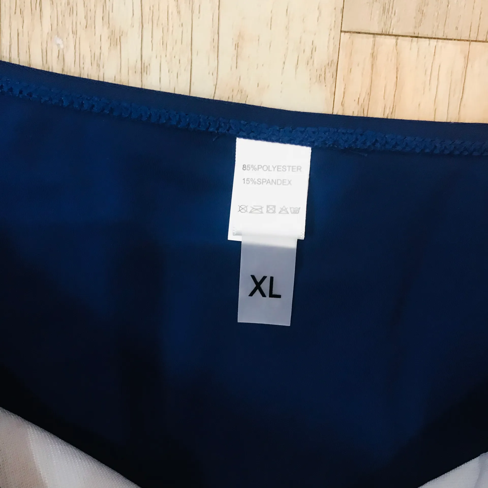 NWT Tempt Me Two Plam leaf Piece Tankini Bathing Suits One Shoulder sz XL. - Image 5