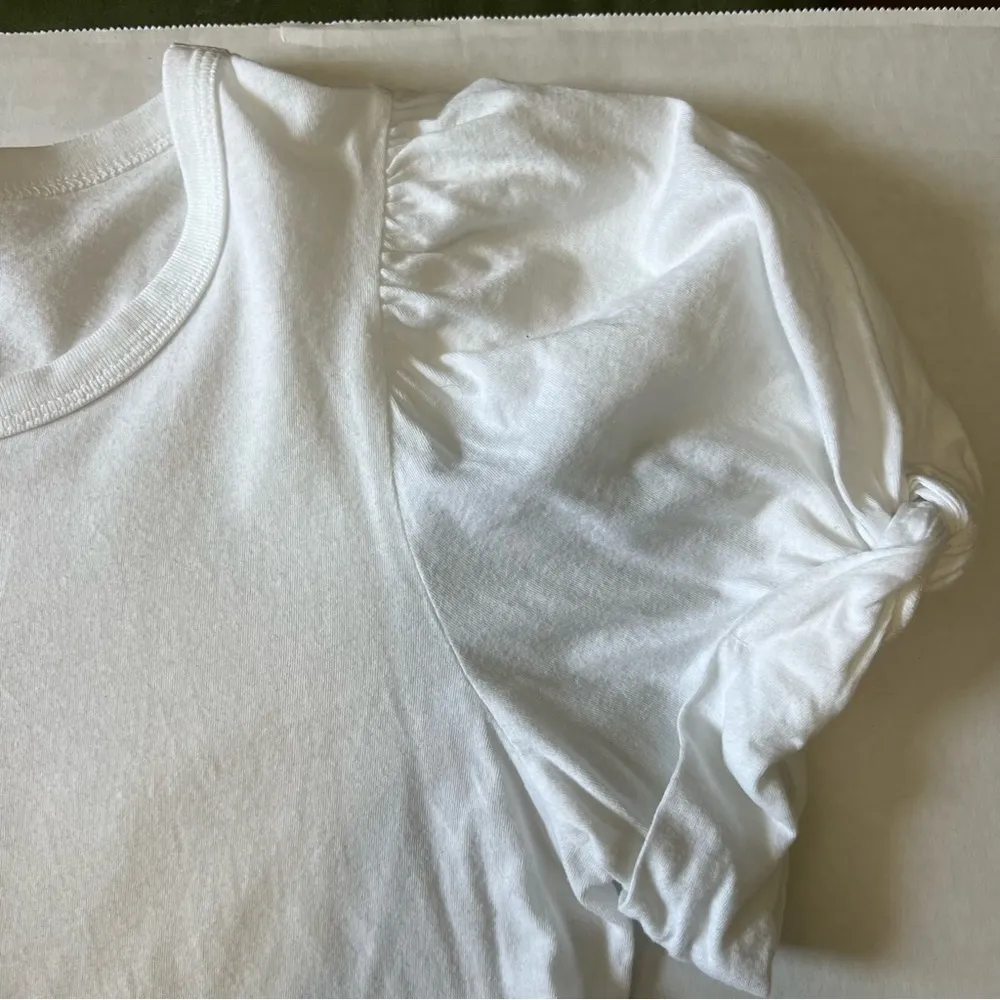 puffy short sleeve T- shirt white size 1 - Image 10