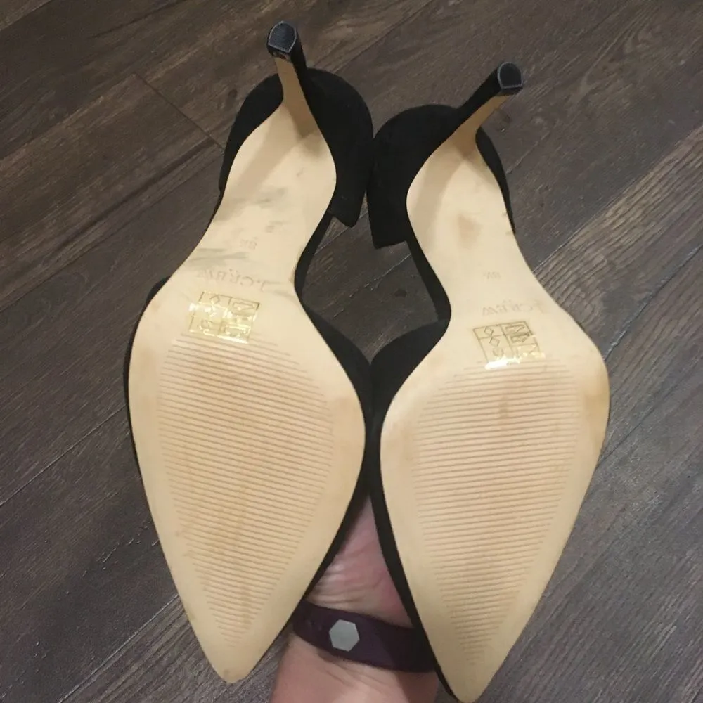 J Crew black suede heels Black Size 8.5 - Image 2