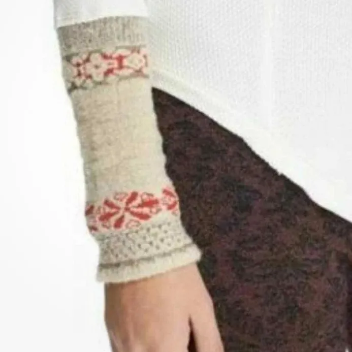 Free People Newbie Rosy Cuff Thermal Top - Image 8