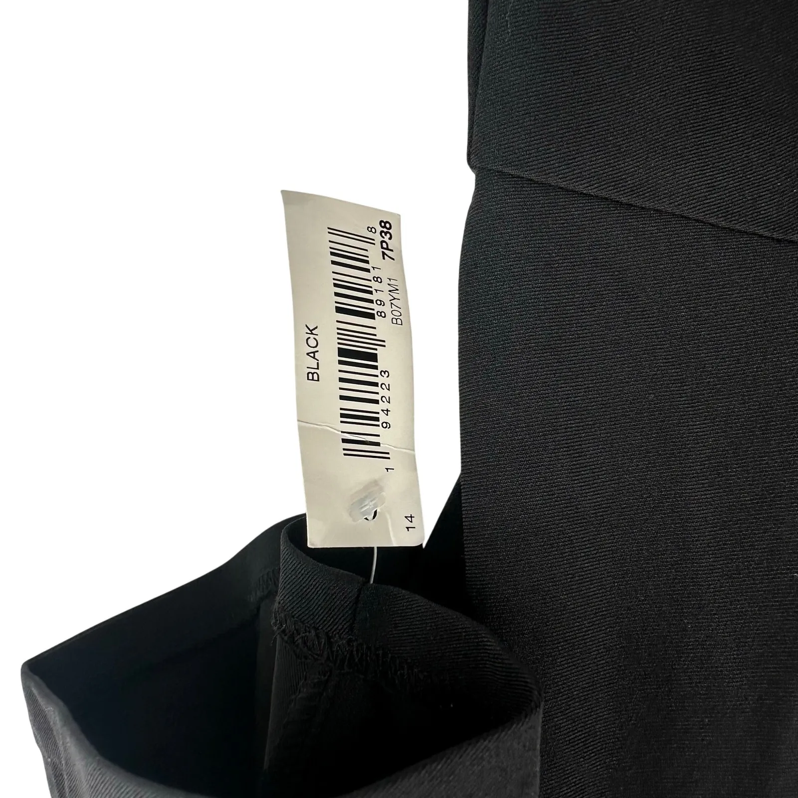 Lark & Ro Size 14 Short Sleeve Dress Black New with Tags NWT Minidress A Line - Image 5