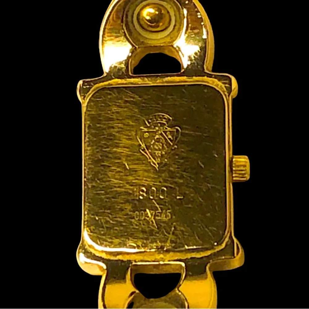 Vintage GUCCI Gold Plated Ladies Swiss Made Dress Watch 1800L - Image 12