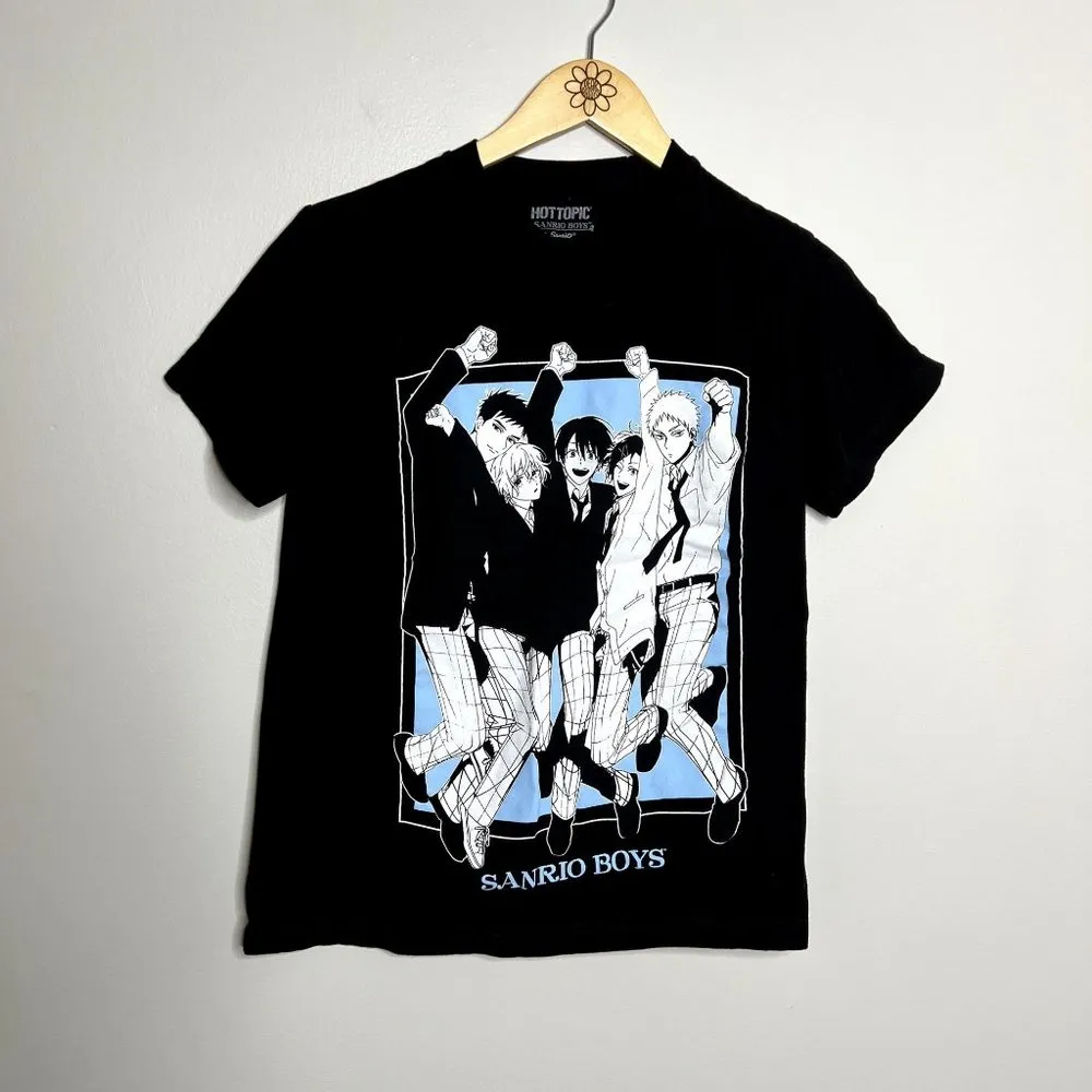 Hot Topic Sanrio Boys Black Graphic Tee - Image 4