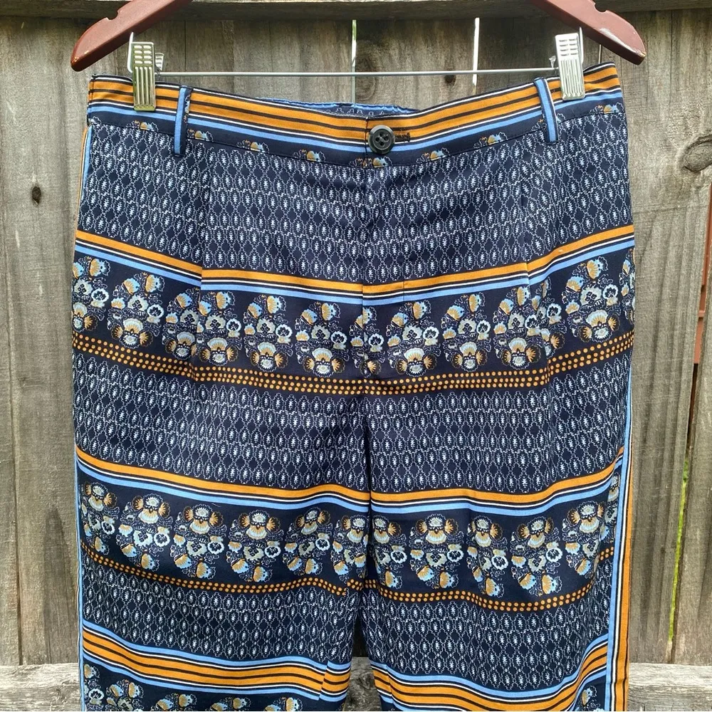 Anthropologie elevenses BOHO Printed Aralia Crop Pants - Image 6
