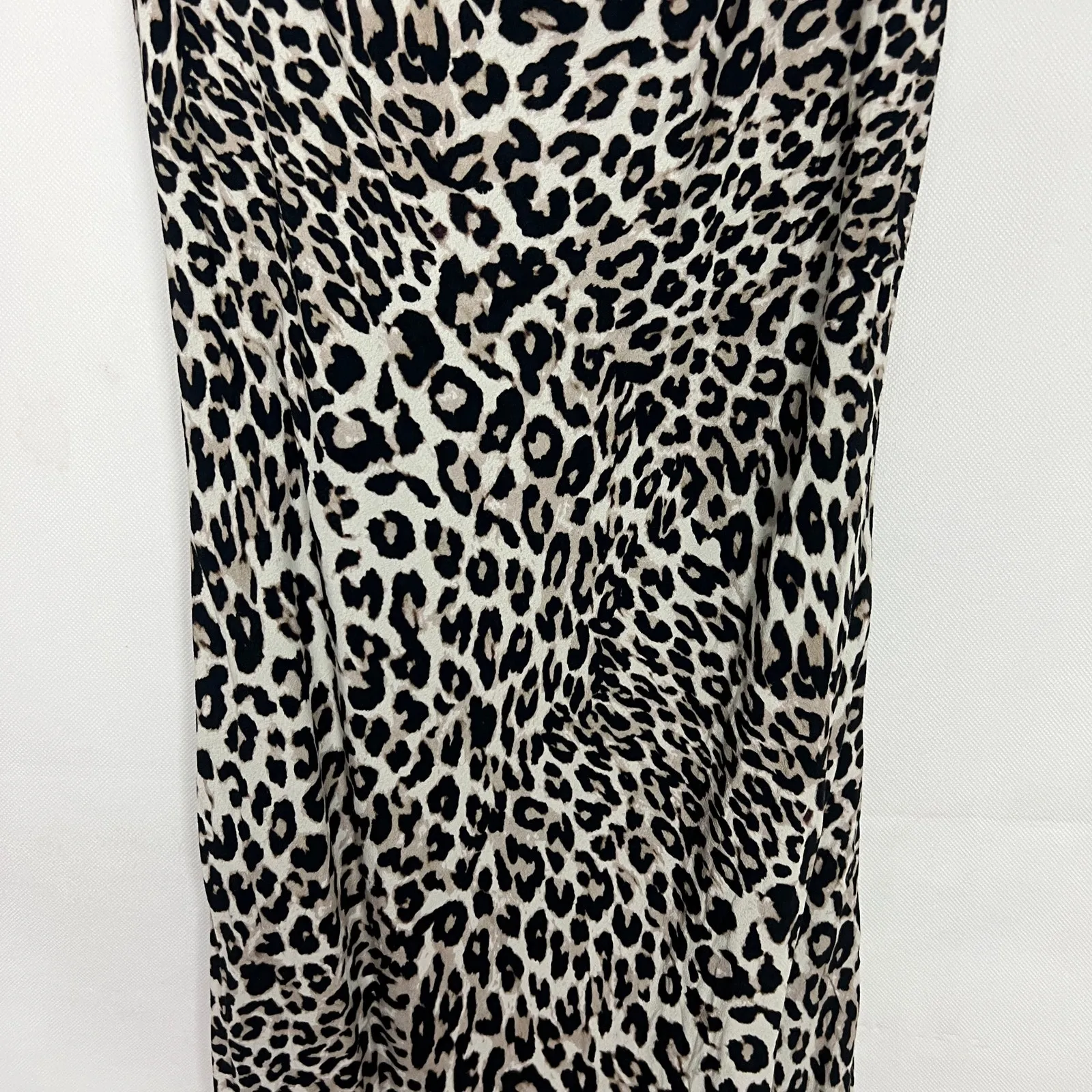 Fifteen Twenty Leopard Print Sleeveless Midi Dress Size Medium - Image 4