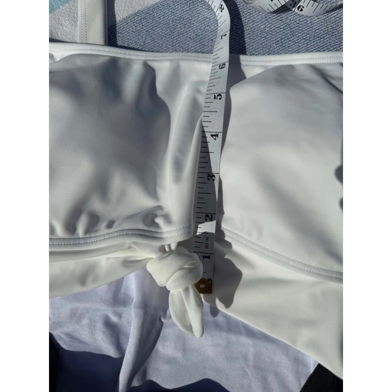 NWT, Eomenie, One Piece Bathing Suit, Black and White, Size S - Image 3