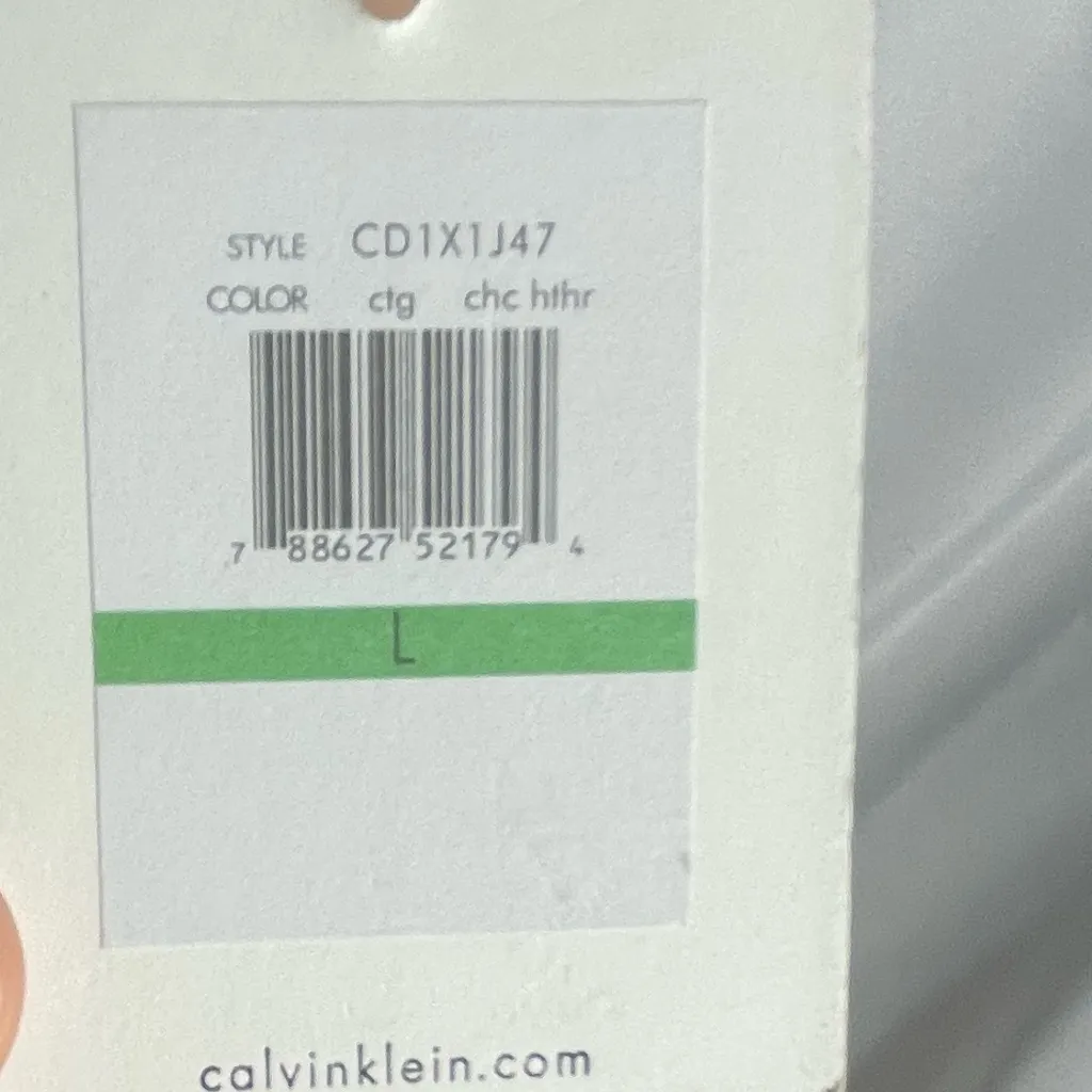 Calvin Klein Cable Knit Sweater Dress Brown Cowl Neck Button Detail Size L NWT - Image 4