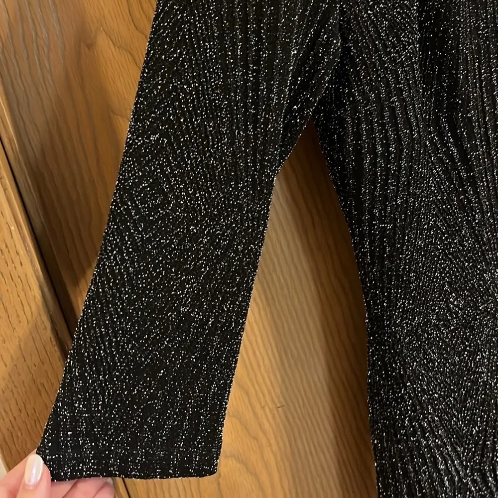 Deb Bodycon Black Sparkle Dress with‎ Open Back Medium - Image 6