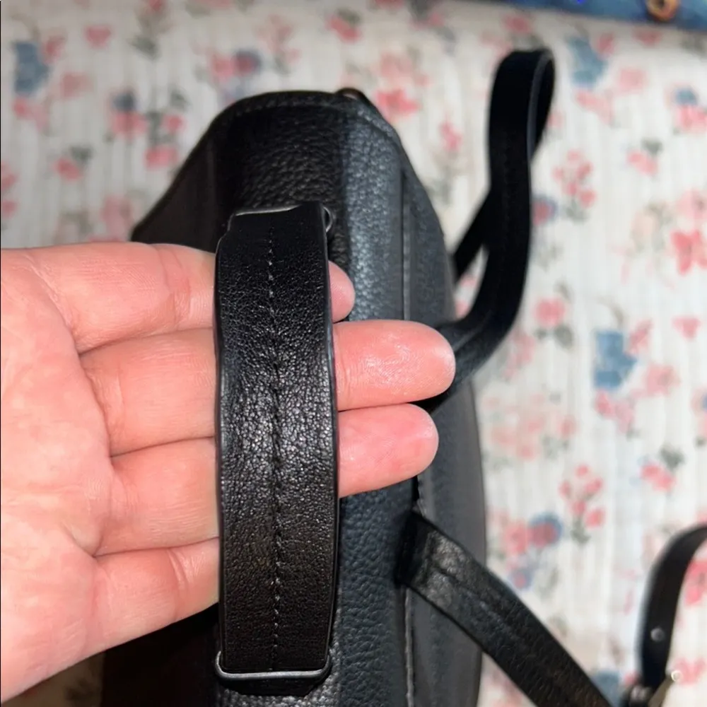 Kate Spade Black Pebbled Leather Mini Backpack with Tassels - Image 4