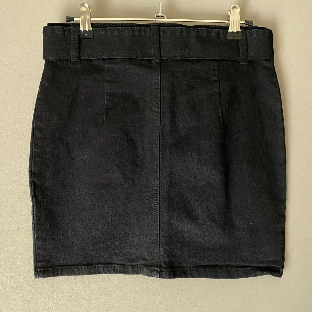 SUPERDOWN x REVOLVE sz S‎ black Denim Skirt - Image 8