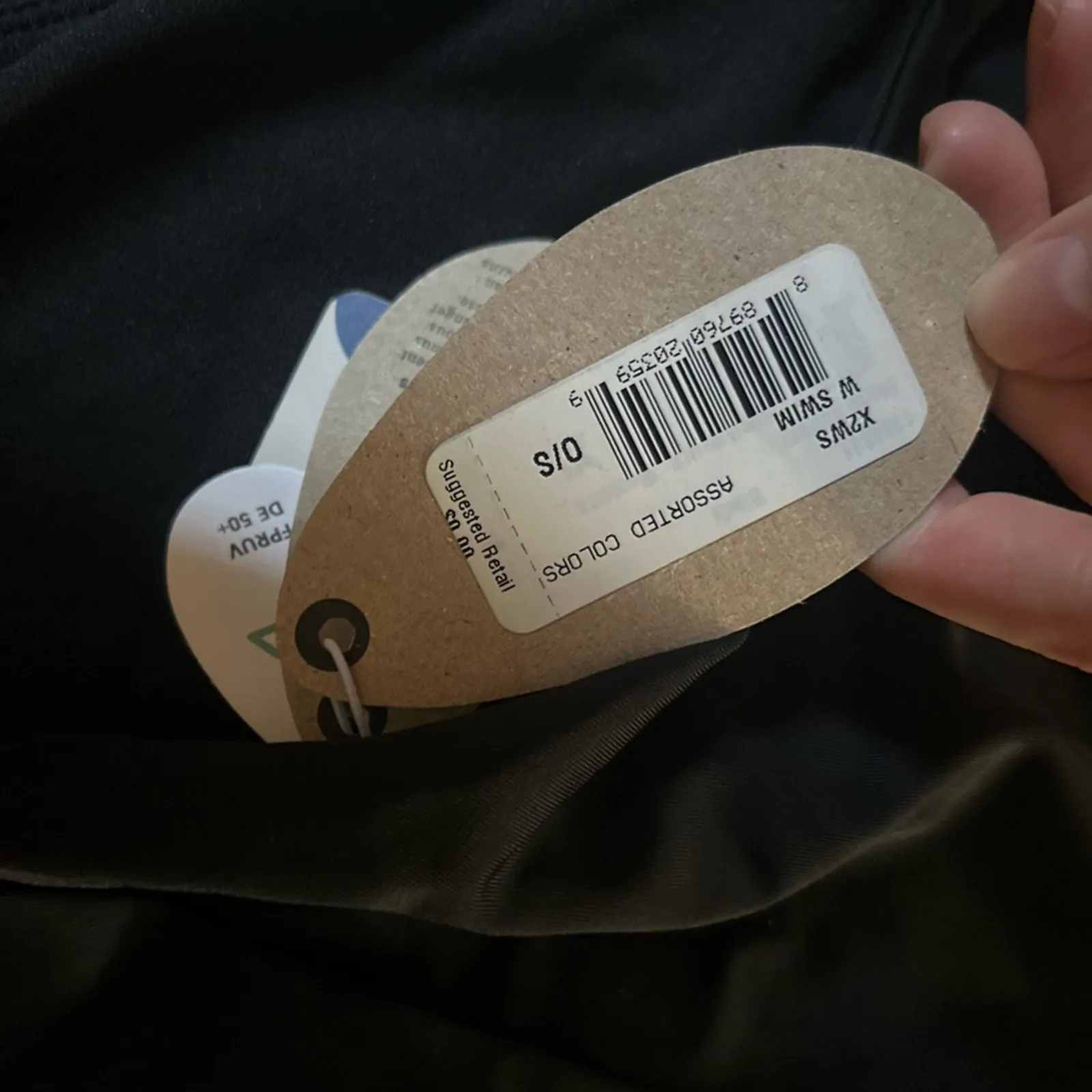 Prana Summer Wave Bikini Bottom Black Swim Bathing Suit UPF 50+ NWT Size XL - Image 4