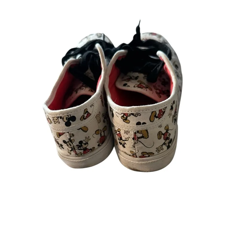 Disney Womens size 9 Sneakers - Black, White, and Red - Image 4