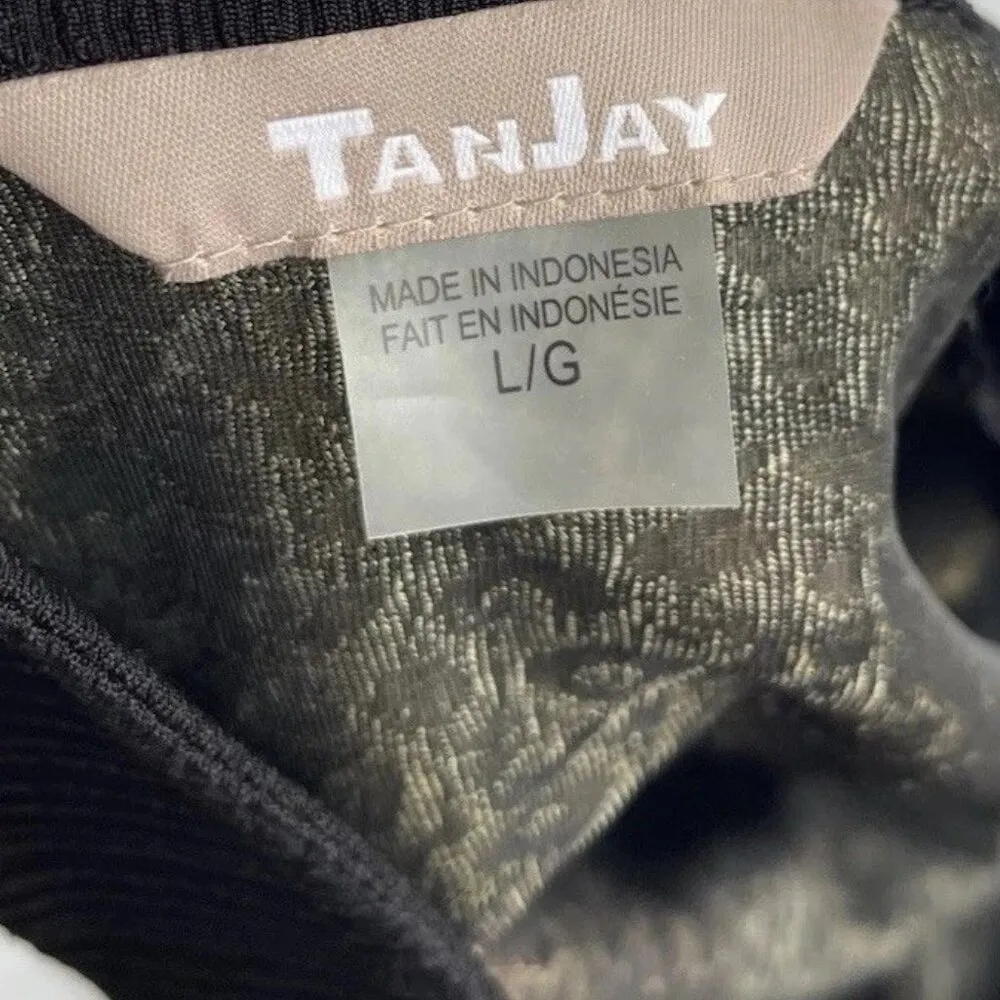 Vintage TanJay Green Botanical Open Front Knit Blazer Plus women’s Size L Size L - Image 11