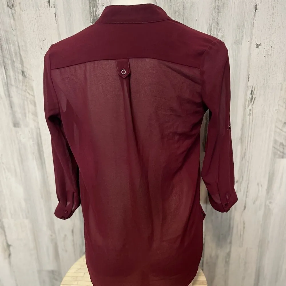 Burgundy blouse  - Image 3