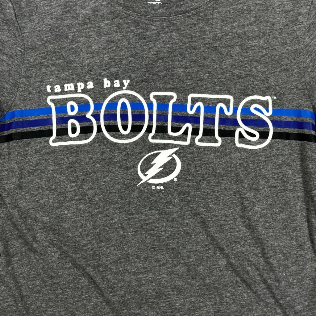 NHL Tampa Bay Bolts Women's Tee Sz S Blue - Image 3