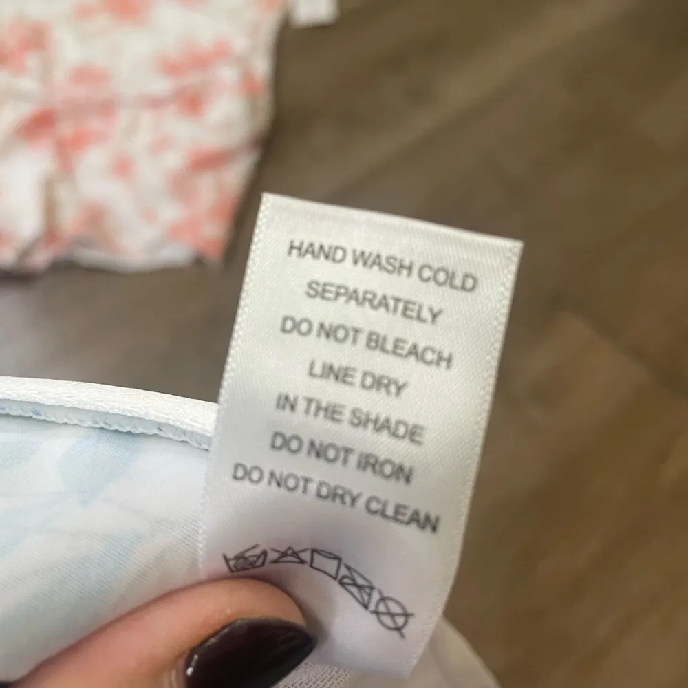 Meet Curve NEW Halter Style Blue Floral One Piece Swimsuit ~ NWT Size 2XL - Image 6