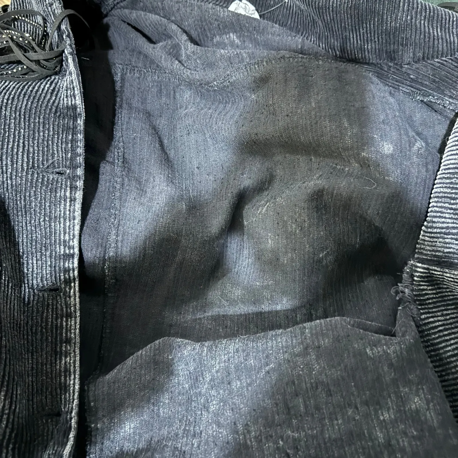 POL Cord Corduroy Western Boho Gray Jacket Size Large - Image 7