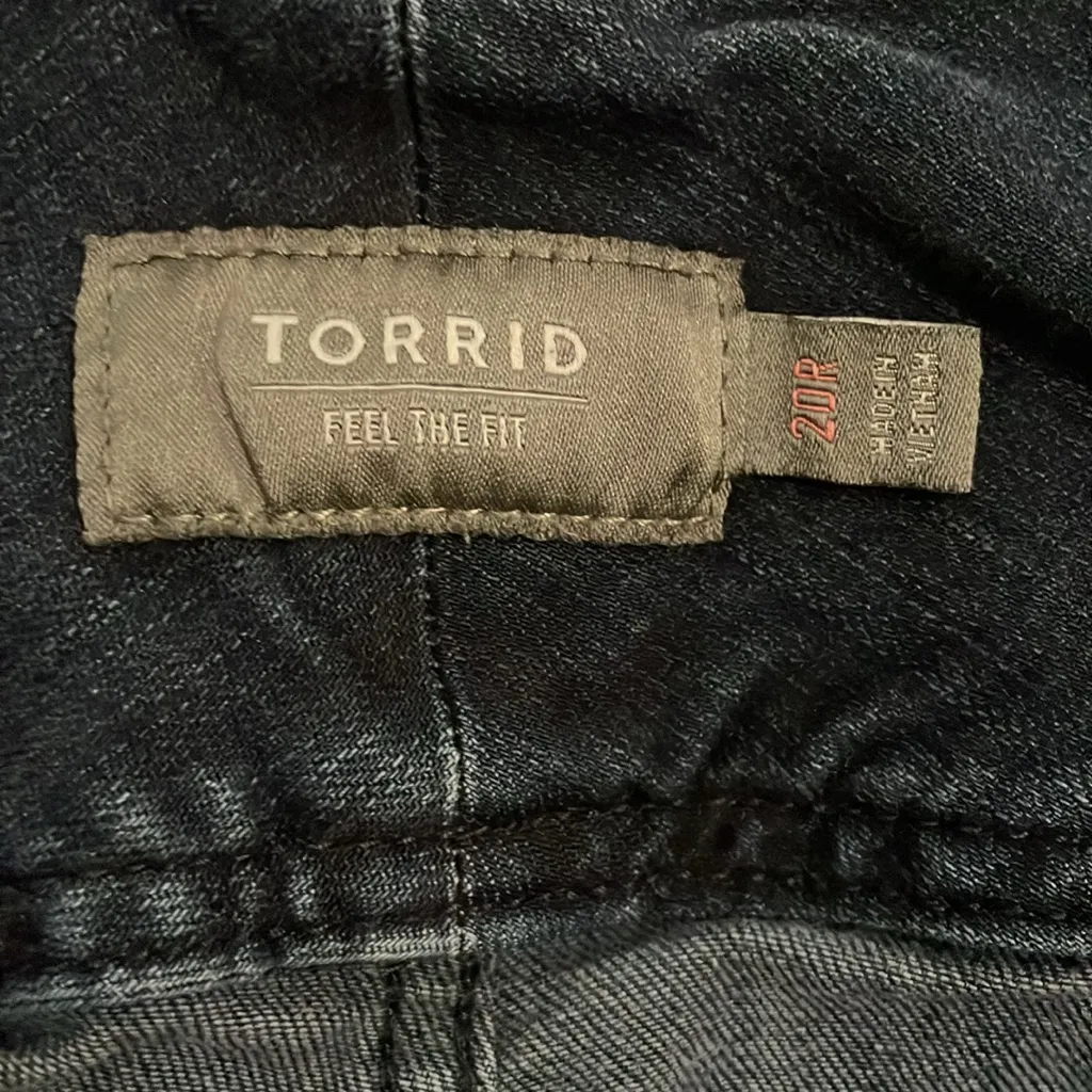 Torrid Corset Skinny Premium Stretch High-Rise Blue Jean Womens Size 20R - Image 2