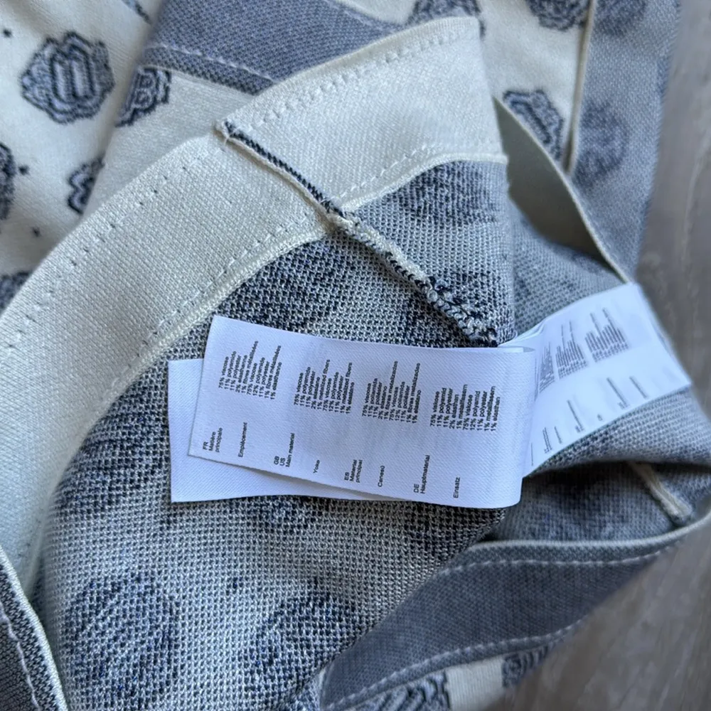 NEW Maje Cardigan With Monogram Knit Large - Image 8