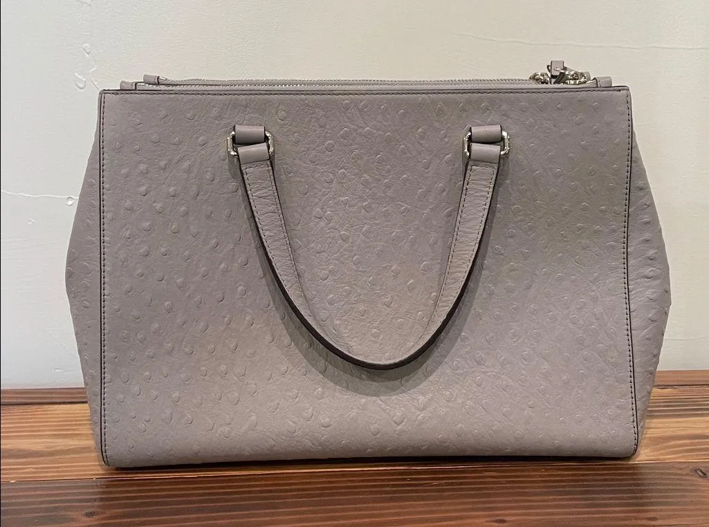 Kate Spade New York Loden Bristol Drive Ostrich Embossed Leather Bag - Image 3