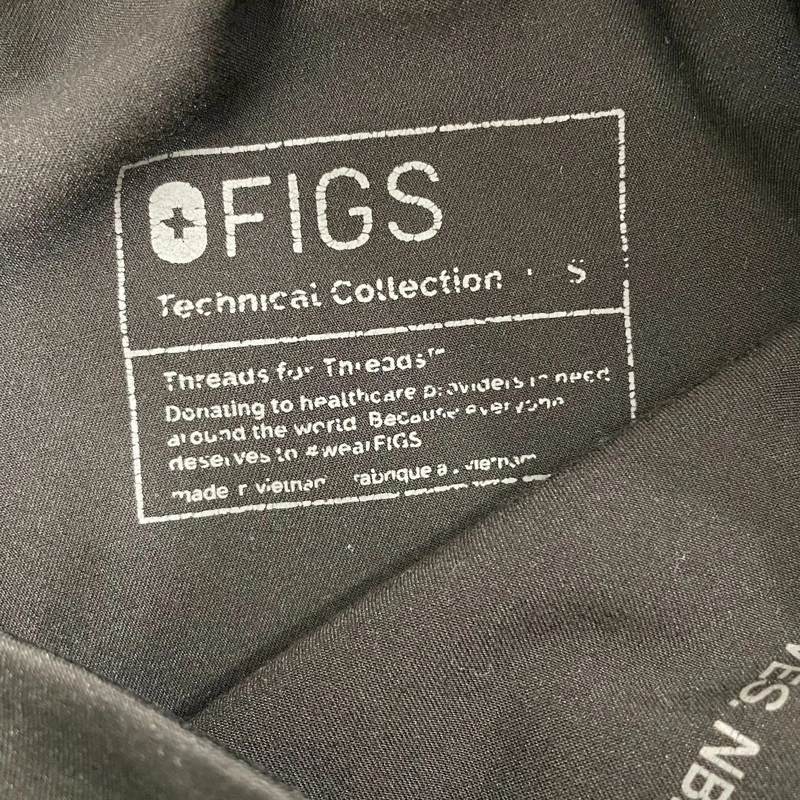 Figs Scrub Pants Women S Black Technical Collection Workwear Healthcare Joggers - Image 4