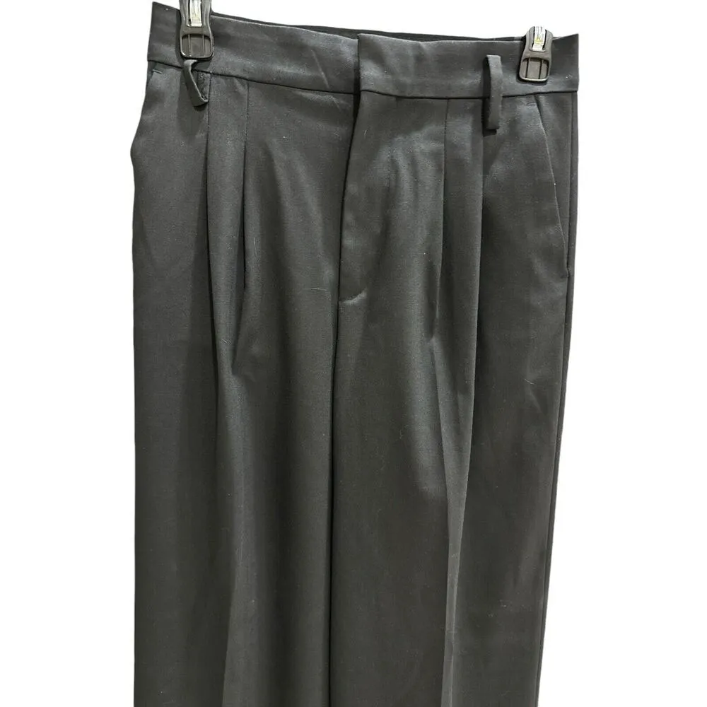 Dress Jeans Size XS Black Straight Drawstring Waist W/Pockets RN 77302 - Image 3