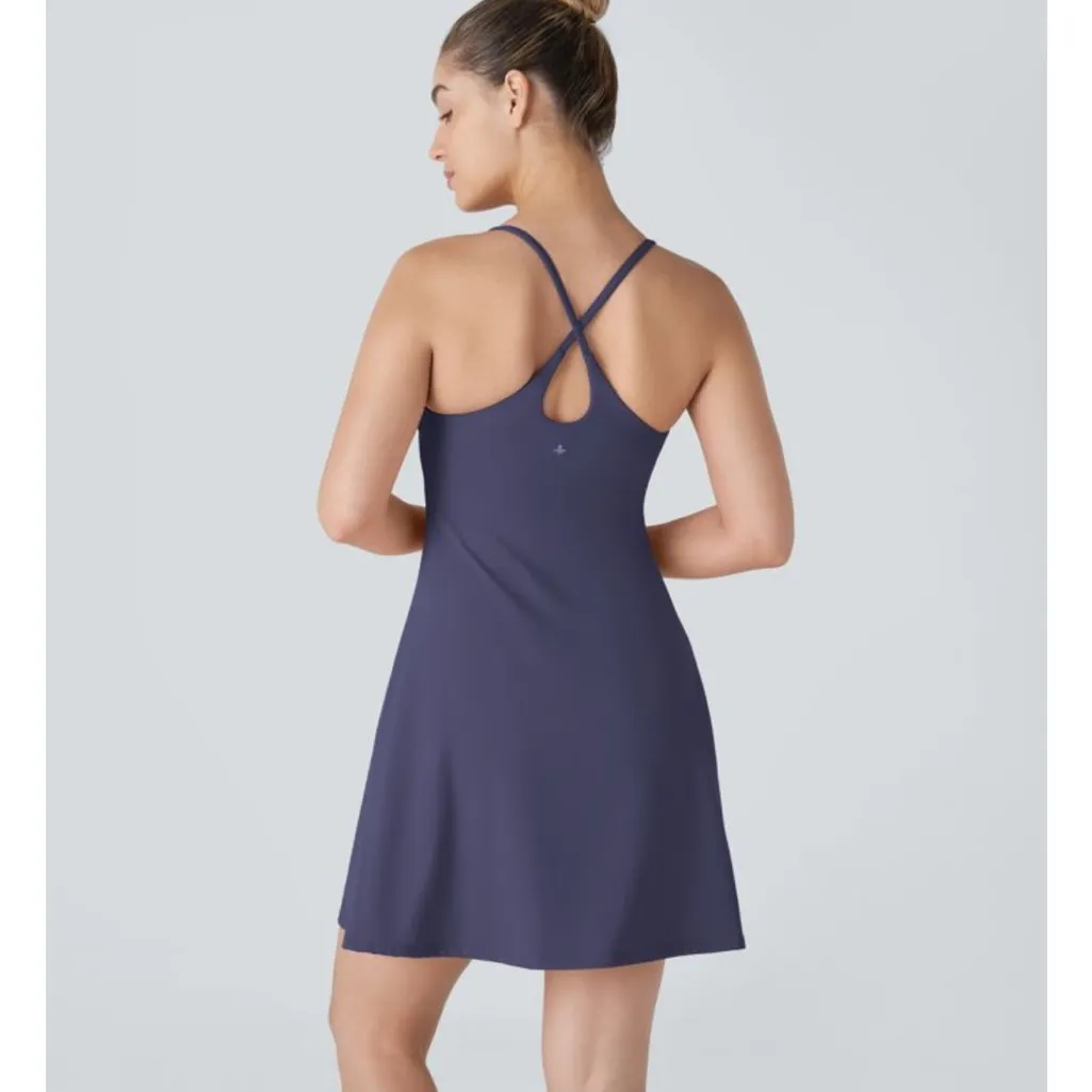 Halara Softlyzero™ Plush Athletic Dress, New with Tags in Peacoat - Image 2