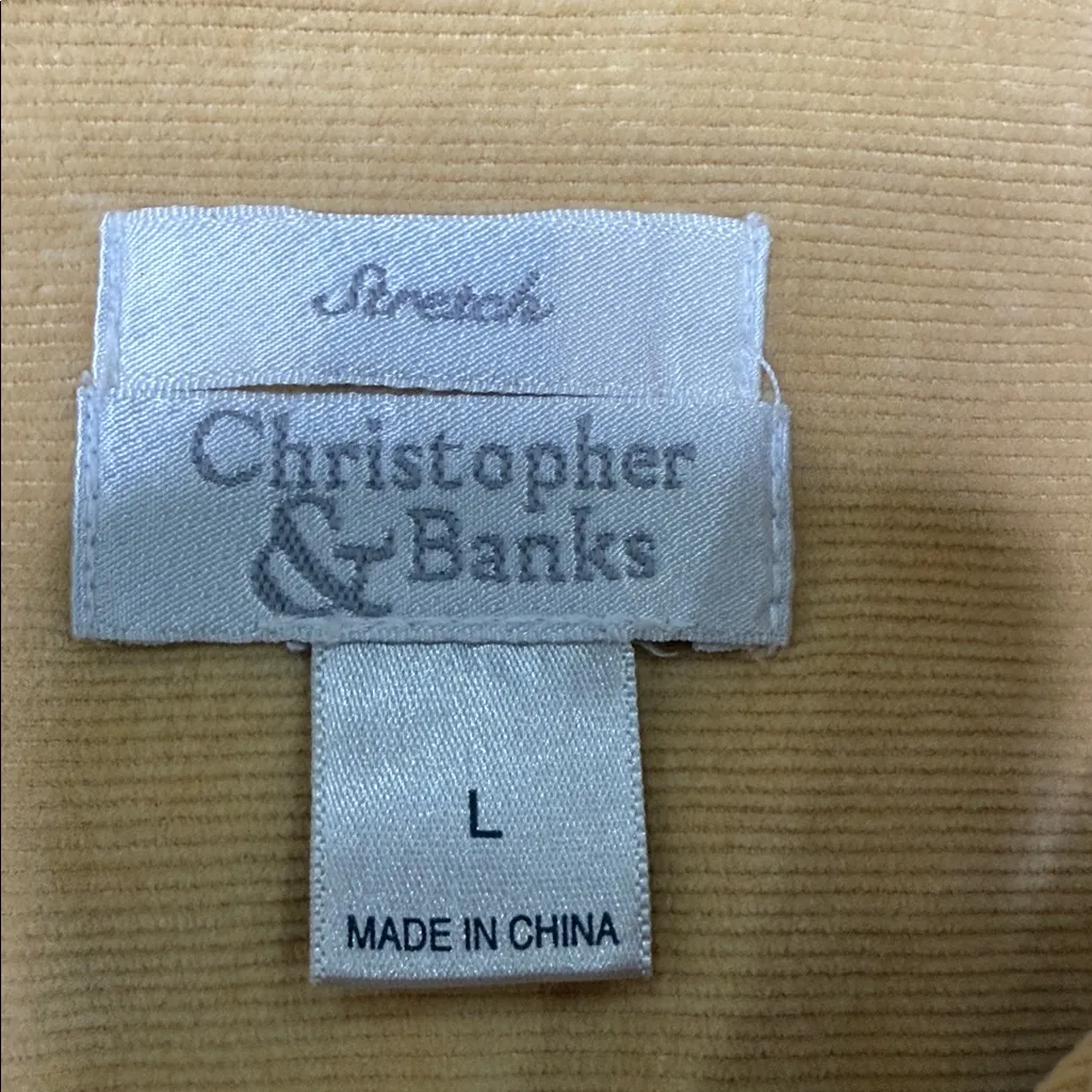 Christopher & Banks Corduroy Shirt - Image 4