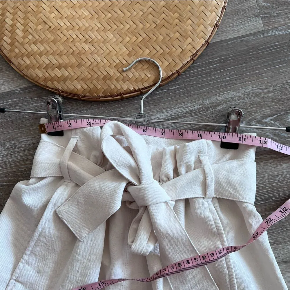 Aritzia Wilfred new paper bag waist shorts women’s‎ size 00 - Image 4