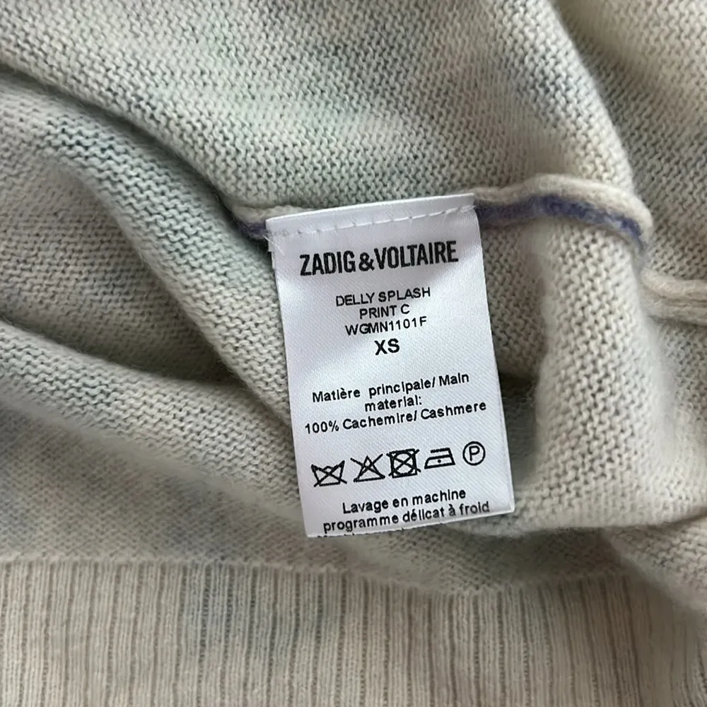 Zadig and Voltaire Delly Splash Cashmere Sweater XS - Image 6