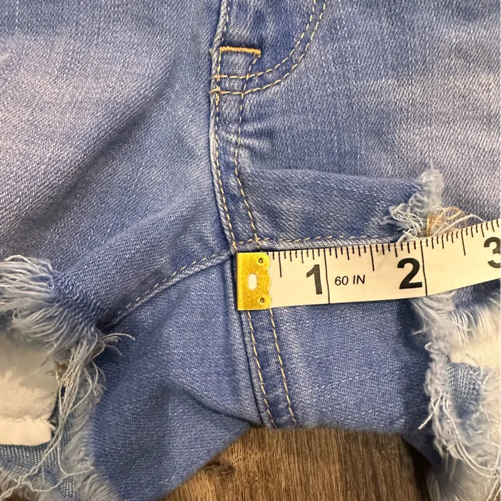 American Eagle Denim Jean Shorts Women's Super Stretch Shortie Size 8 Daisy Duke - Image 10