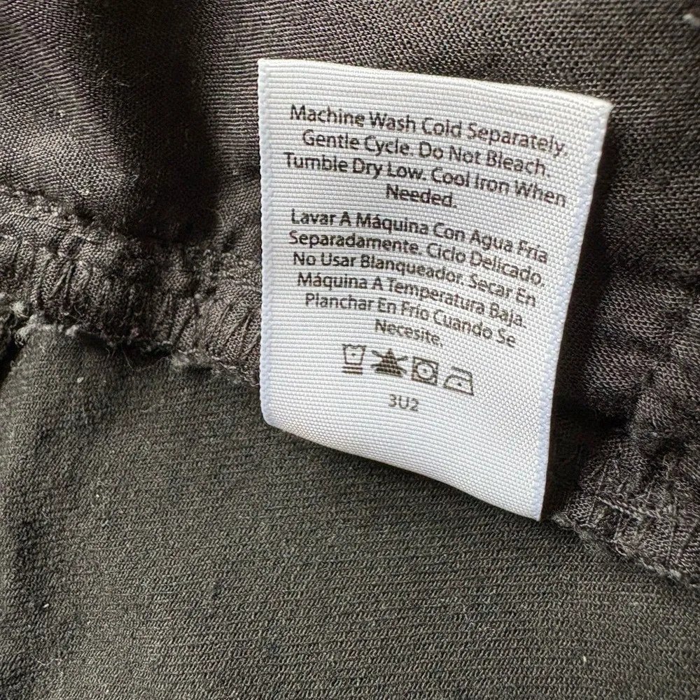 Time and Tru Black Denim Jean Shorts Pull On S (4 - Image 6