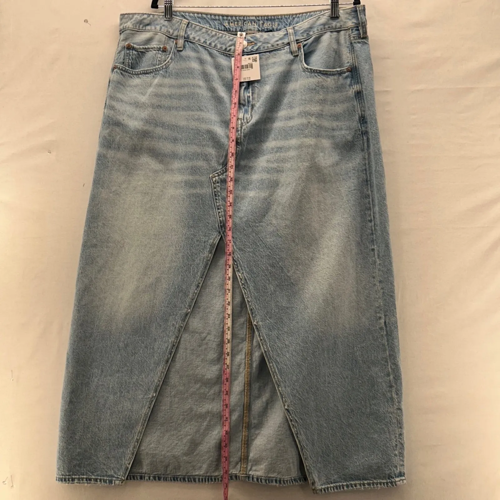 American Eagle Maxi Jean Skirt Blue 20 - Image 11