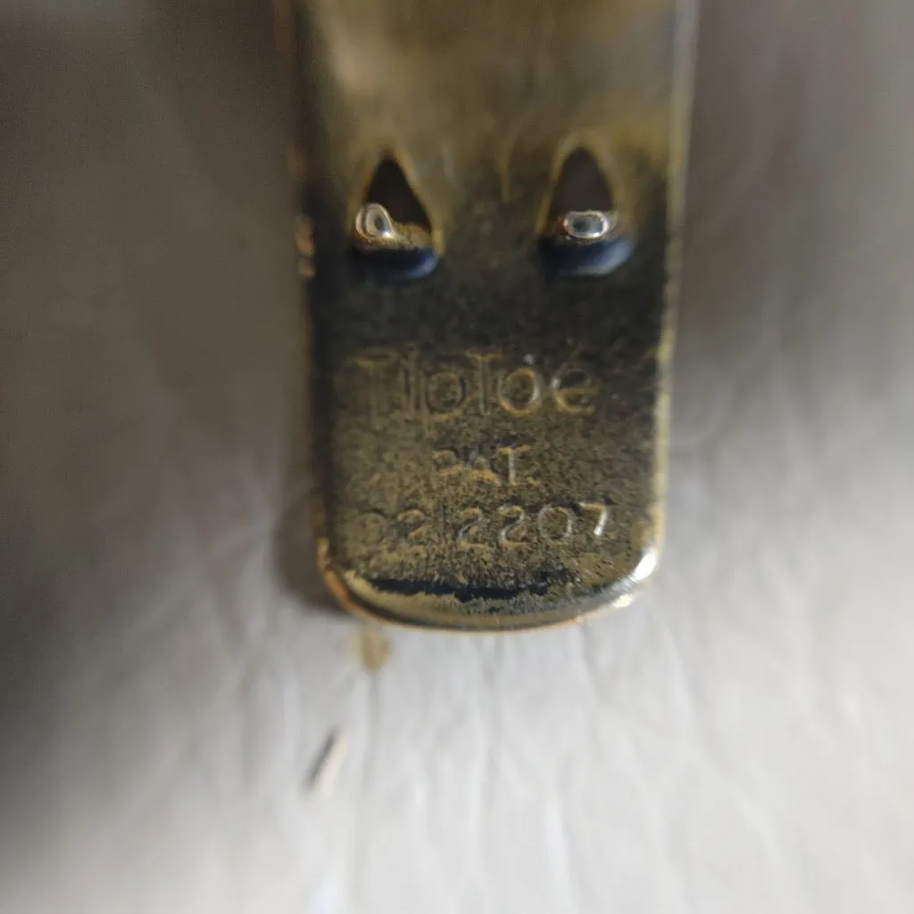 Tiptoe Set Gold Tone Ornate Rectangular Shoe Clips Scraf Art Deco Vintage Pair - Image 10