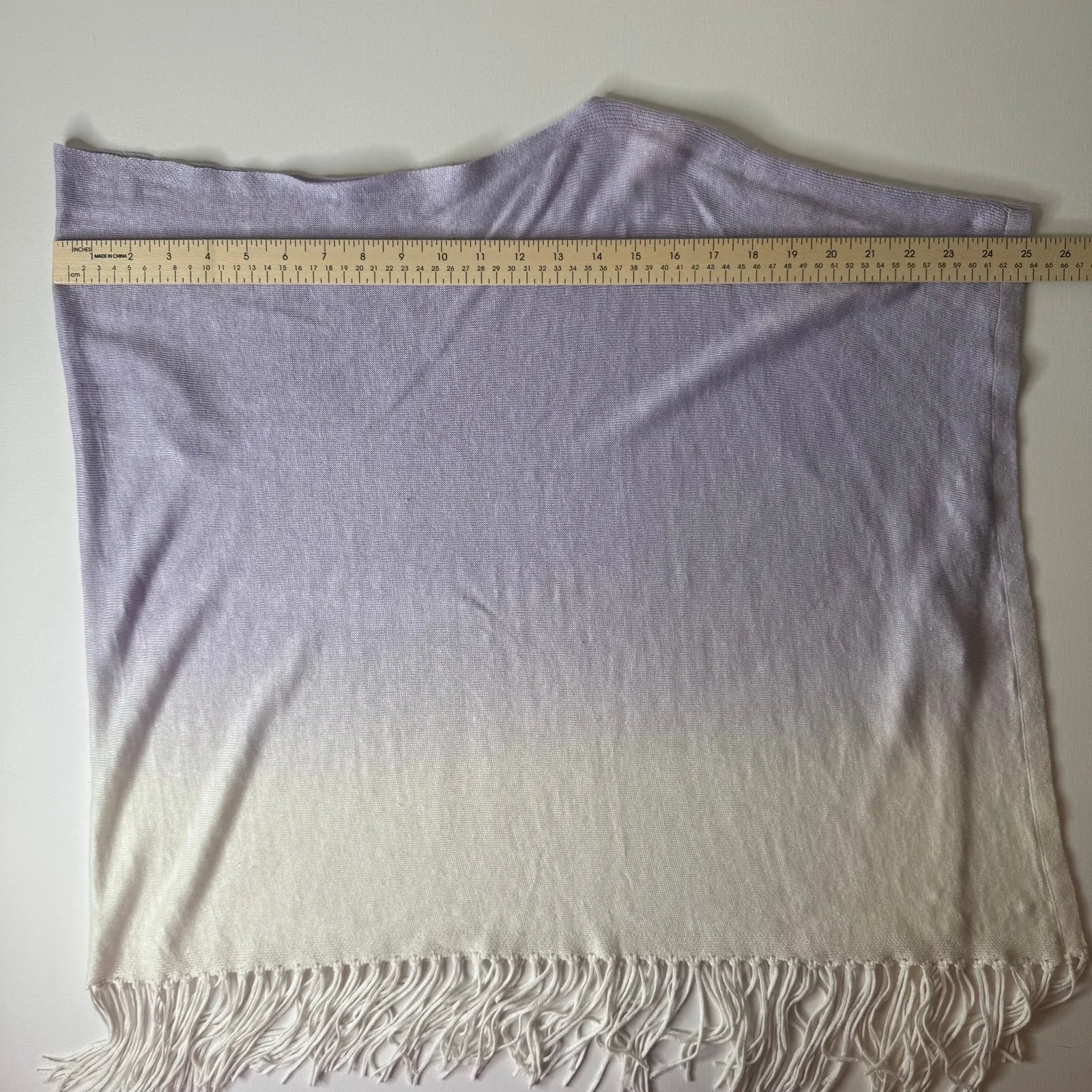 Lilly Pulitzer 100% Linen‎ Marin Sweater Wrap Lilac Verben Beach Bliss Ombre OS - Image 12