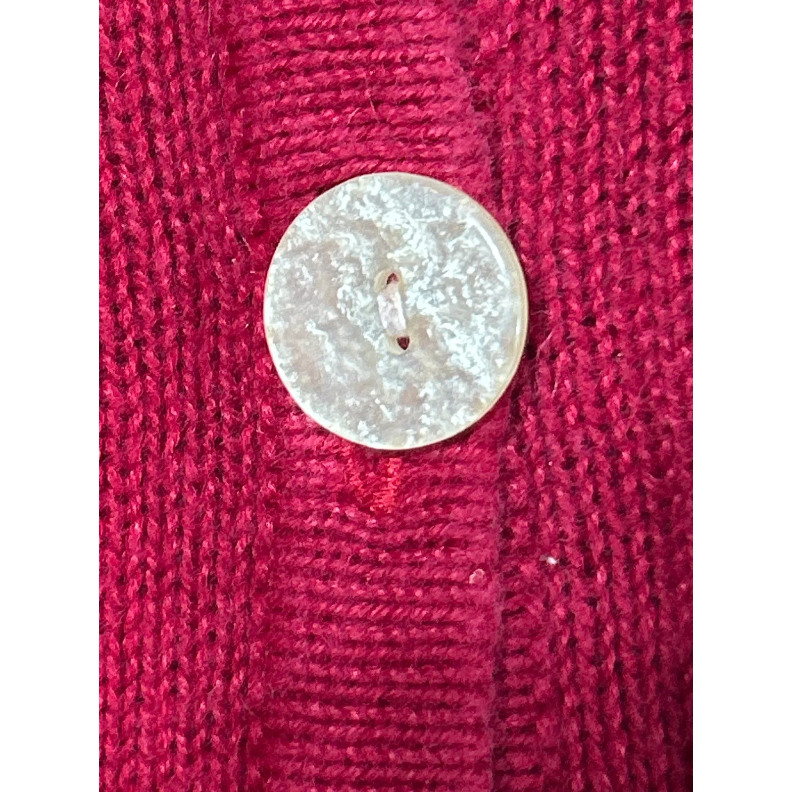 VTG Christmas Sweater Vest Small Medium Red Snowman Snowflakes Holiday Winter - Image 5