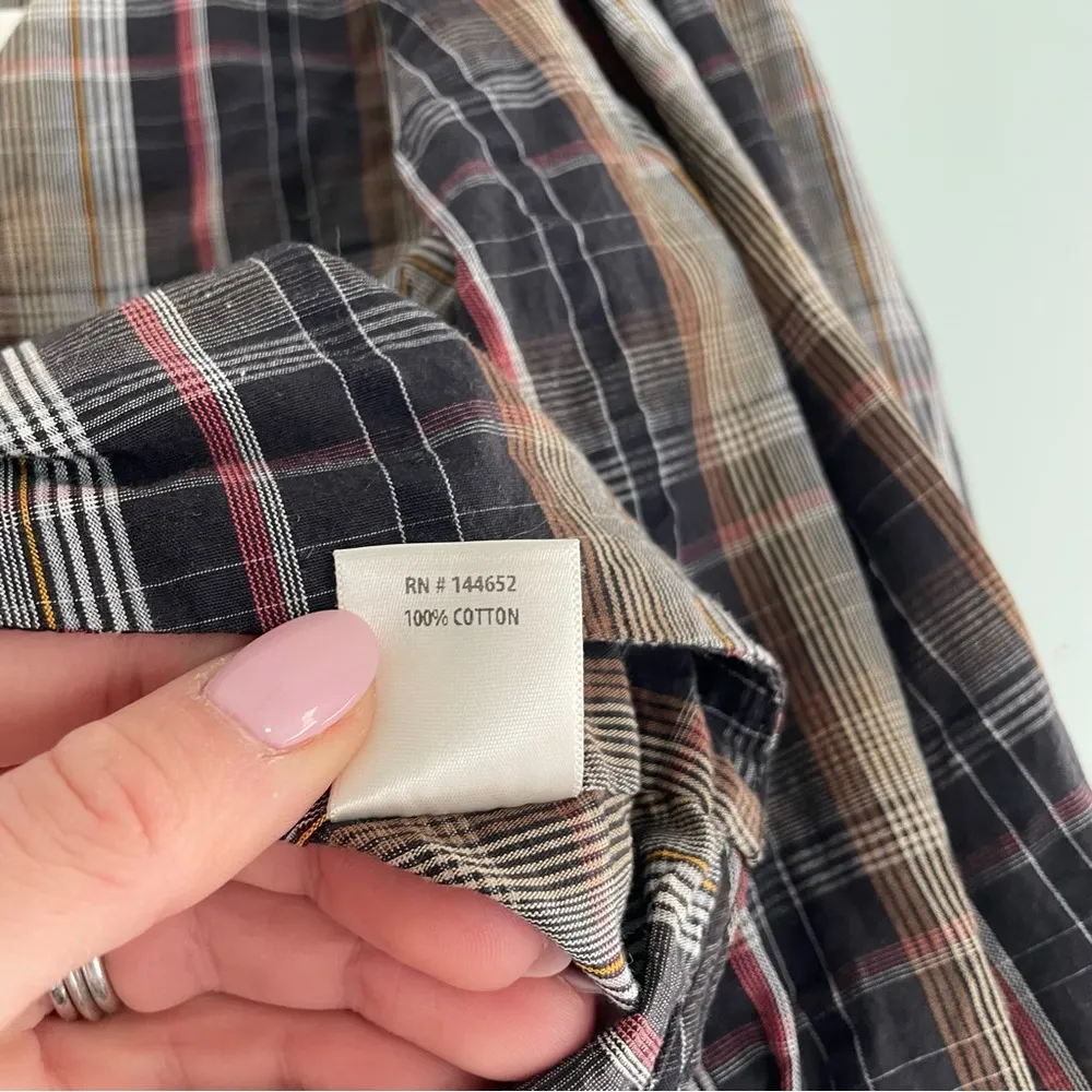 Stone Cold Fox Plaid Tie Crop Top 2 - Image 6