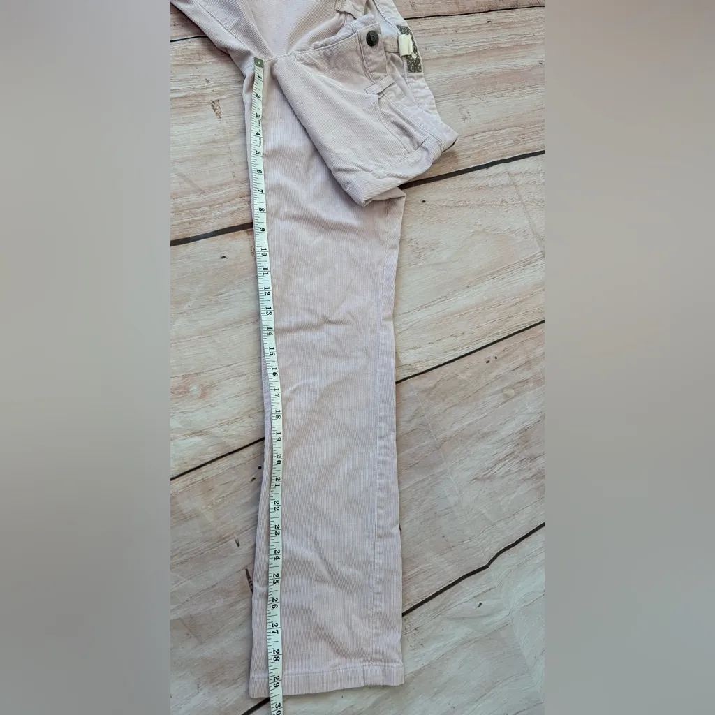 J. Crew Soft Pink Matchstick Straight Cut Corduroy Pants Size 27S Woman’s - Image 4