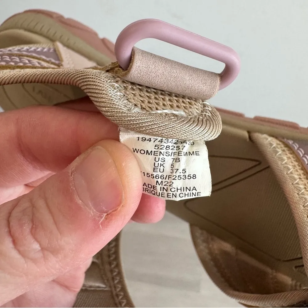 Lands End Women's All Weather Everyday Sandals in Mauve Quartz Size 6B - Image 8