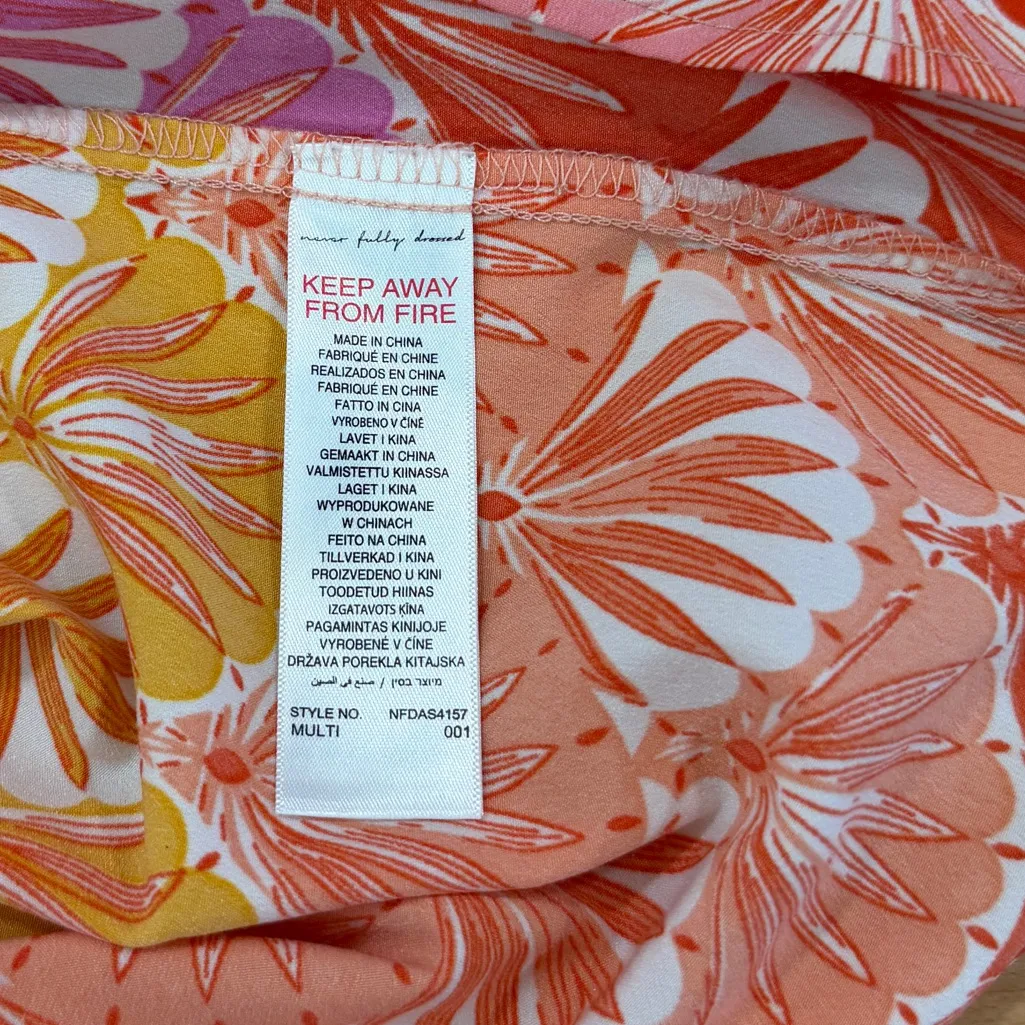 Never Fully Dressed Pink Scallop Patsy Dress in Georgette Size 8 - Image 8