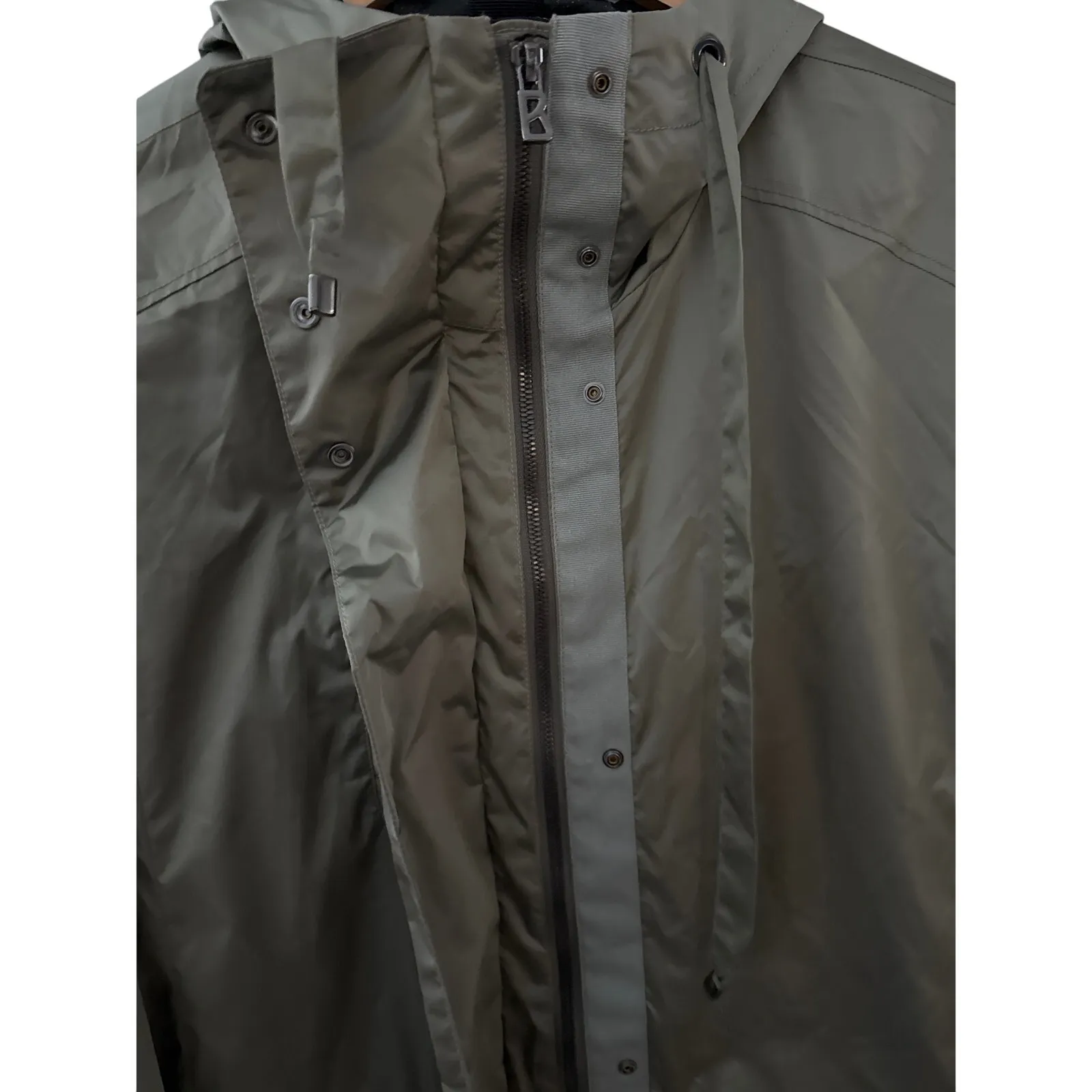 Bogner Parka Zia Ultralight Hooded Jacket Olive Green Size 6 - Image 11