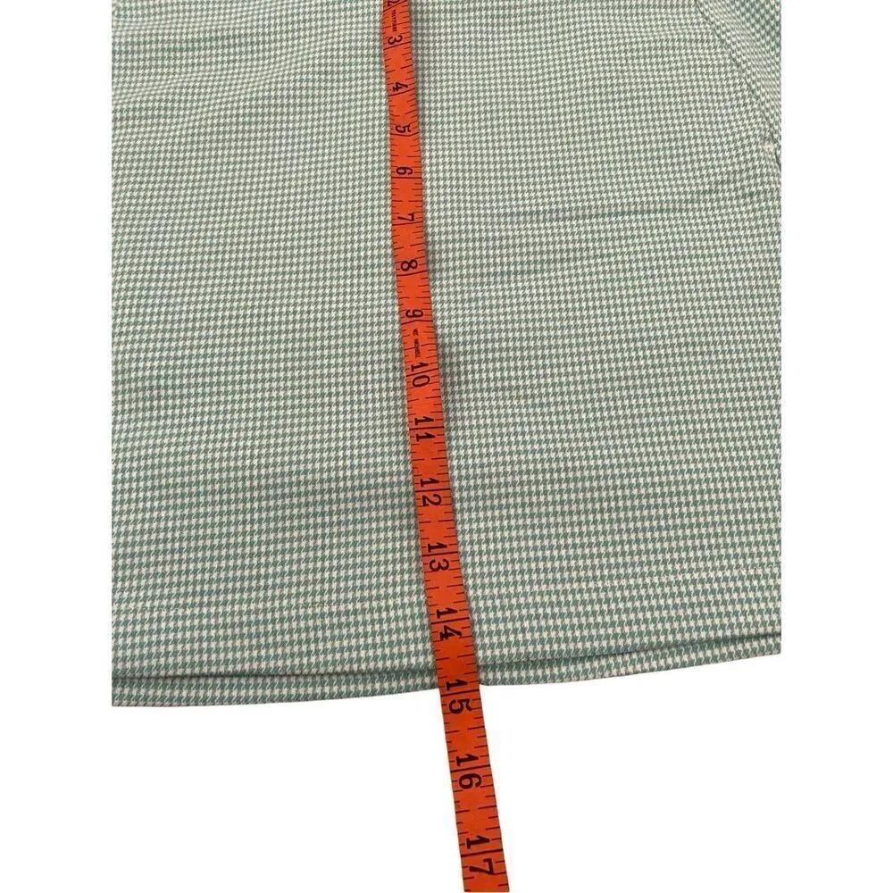 Urban Outfitters Gingham Mini Skirt Schoolgirl Preppy White Size M - Image 8