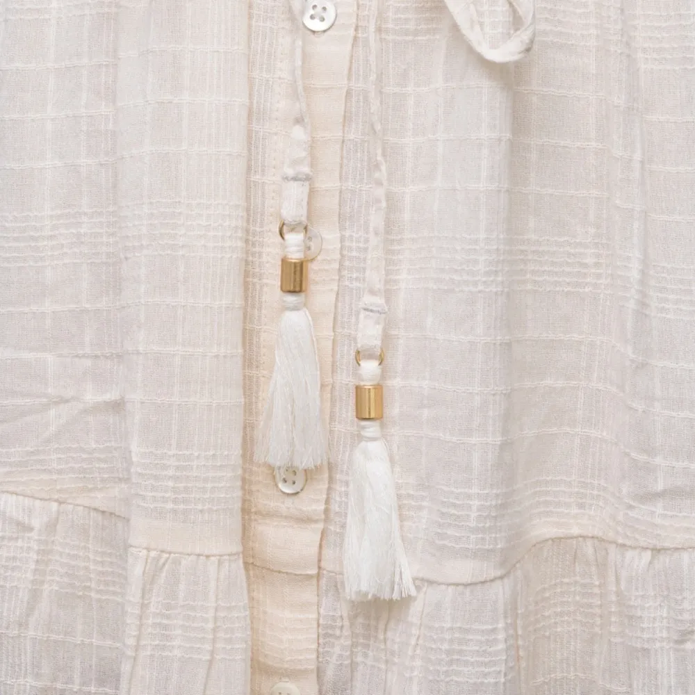 L*Space. Nepali Button Down Cotton Maxi Dress. - Image 7