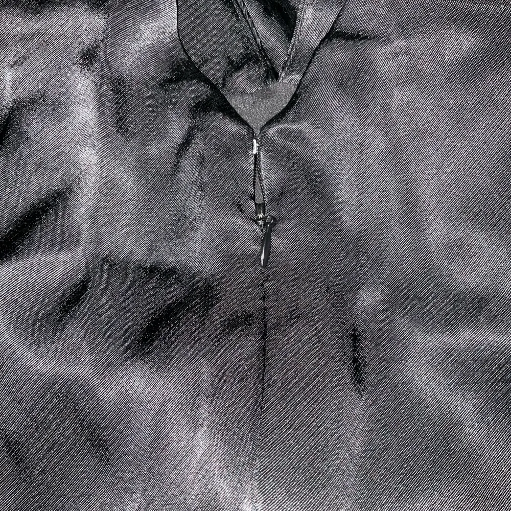 Satin-ish tank black dress with beautiful stars cut out on bottom - Image 8