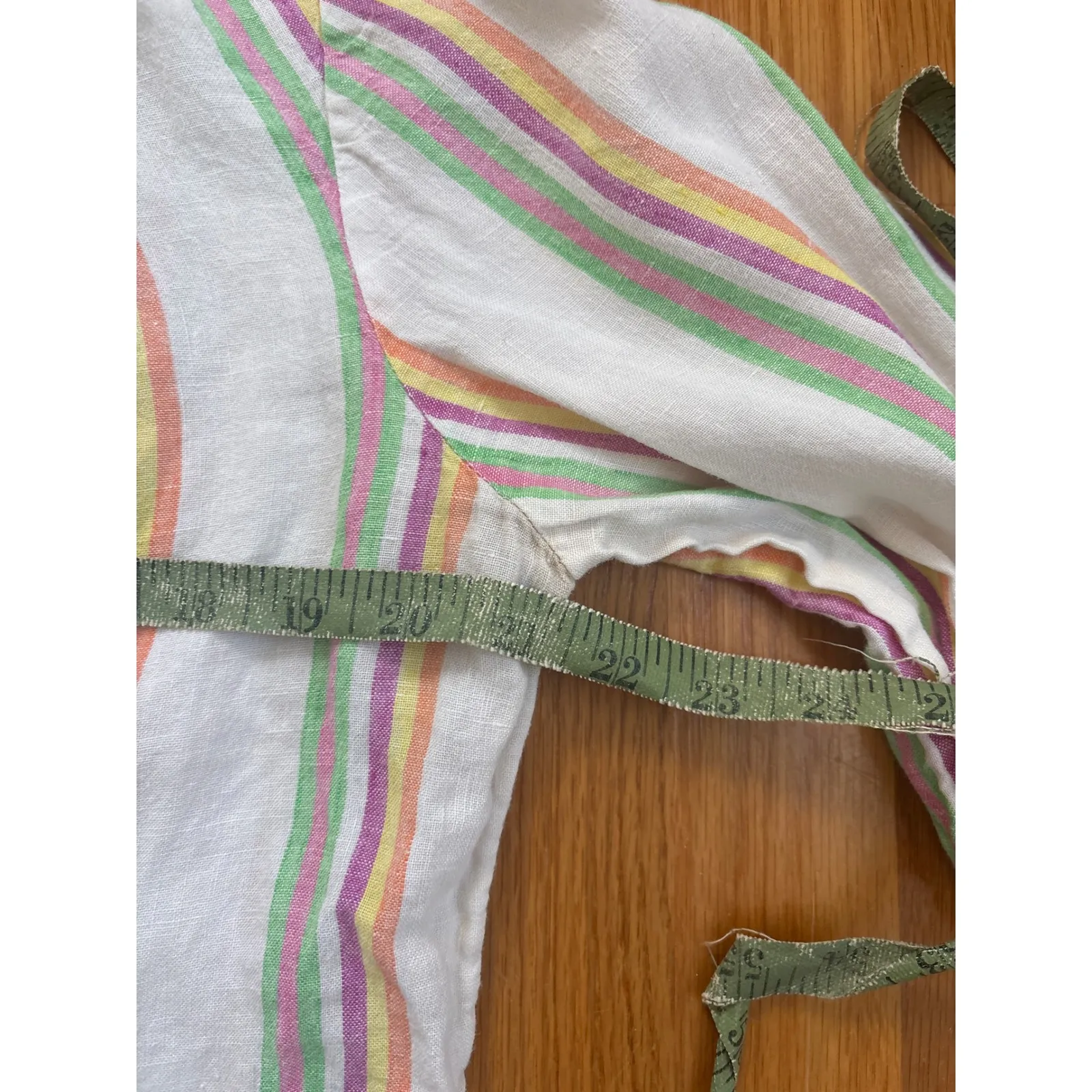Boden‎ Katie Linen Striped Blouse Size 10 - Image 5